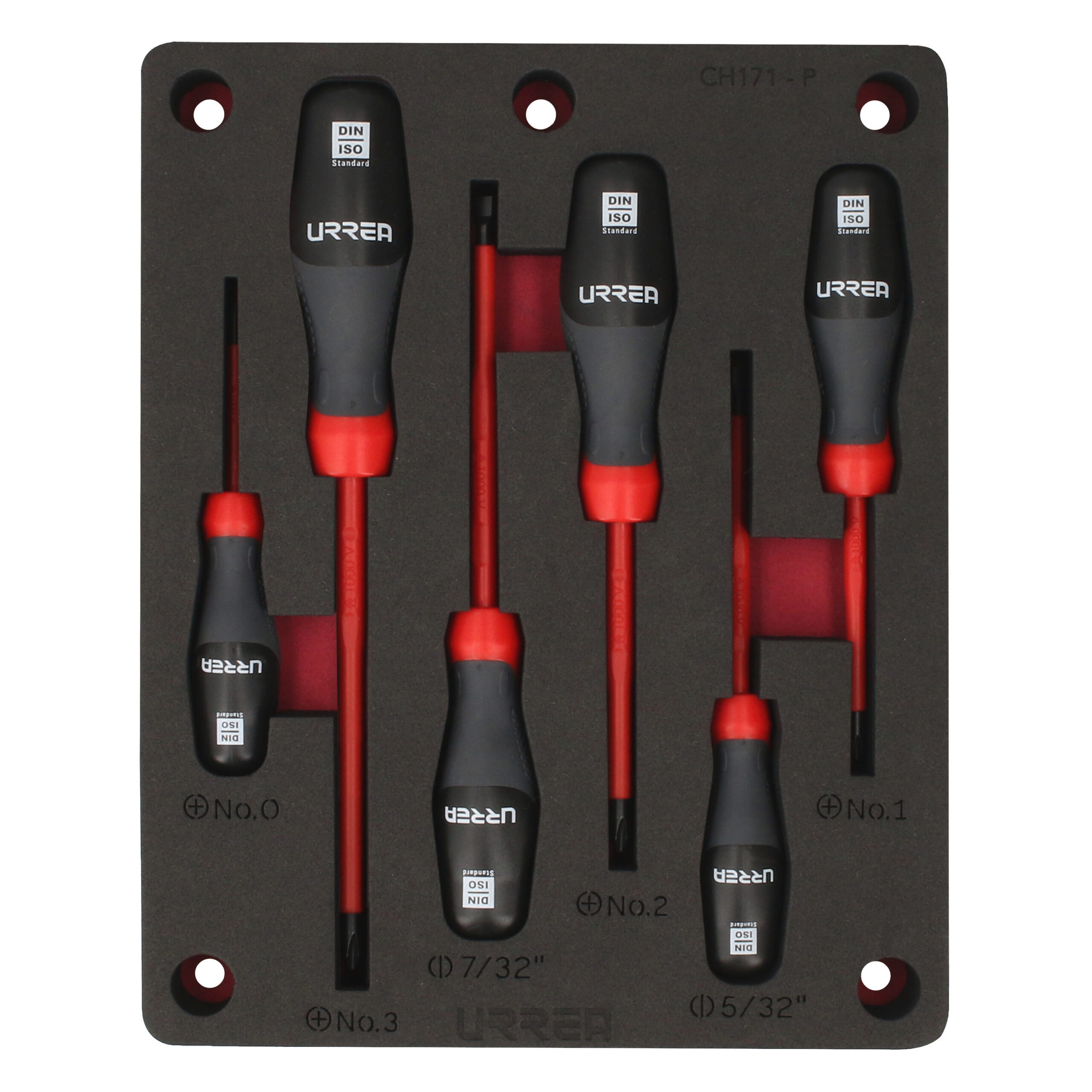 WITTE 653744 Set 5 Cacciaviti MAXX VDE Isolati - Punta Piatta E Phillips, Sicurezza Elettrica