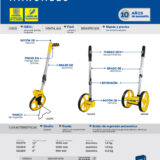 Odómetro manual 10,000 m rueda de 12" freno en mango tipo pistola Surtek - Image 3