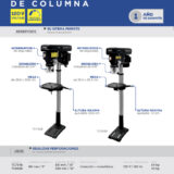 Taladro estacionario de columna 3/4" 750 W 120 V, 3100 RPM Surtek - Image 3